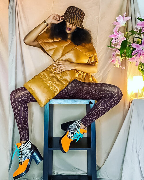 ANTM Model Annaliese Dayes Matches Kkira Feet’s Shuri Boots with the Ivy Park x Adidas Collection in a Stunning Photoshoot