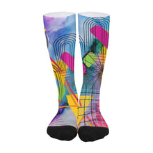 Load image into Gallery viewer, Neon Multigraphic Unisex Socks
