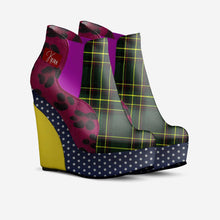 Load image into Gallery viewer, Mixed Print Boots | Women&#39;s Luxury Shoes | Kkira Shoes
