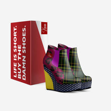 Load image into Gallery viewer, Mixed Print Boots | Women&#39;s Luxury Shoes | Kkira Shoes
