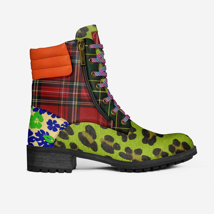 Women's Funky Military Boots | Funky Military Boots | Kkira Shoes