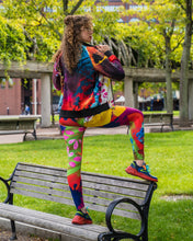 Load image into Gallery viewer, Be Bold Yoga Pants | Multi-Colored Yoga Pants | Kkira Shoes
