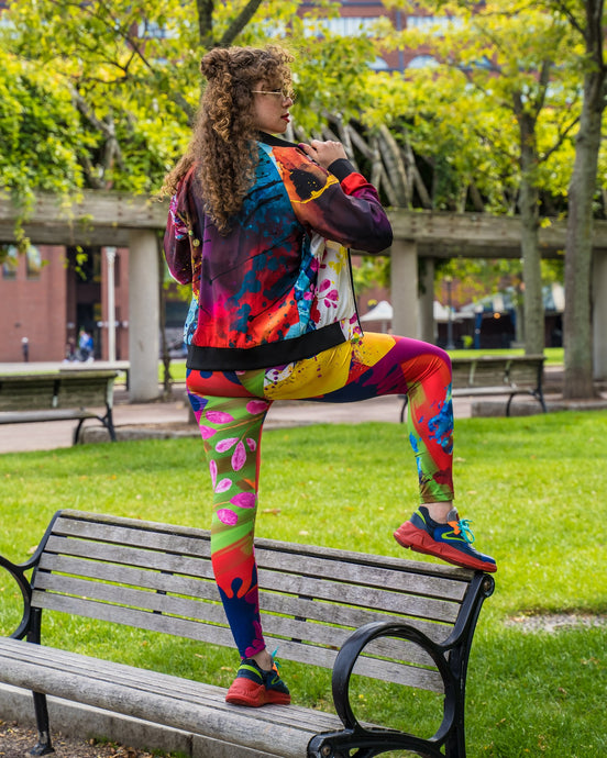 Be Bold Yoga Pants | Multi-Colored Yoga Pants | Kkira Shoes